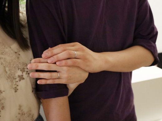 和風の結婚指輪