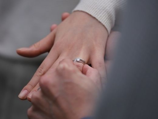 二人の好みに合った指輪