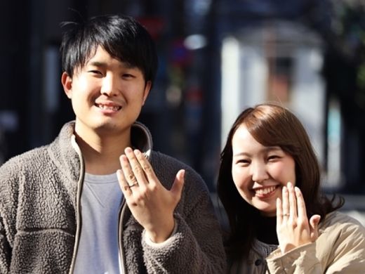 ２人らしい指輪