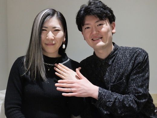 指輪選びがとても楽しかった