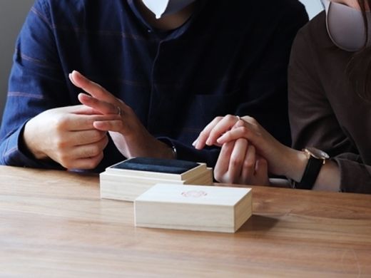 地元に思い入れのある指輪を