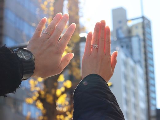 楽しい指輪選び