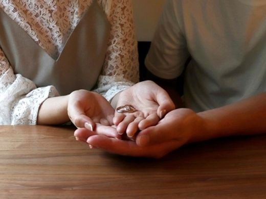 時間をかけて選んだ指輪