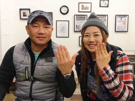 「2人でする初めての作業として、指輪の手作りを選びました」