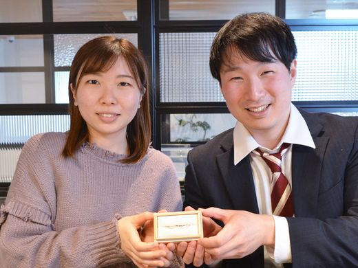 好みの指輪が選べてよかった。