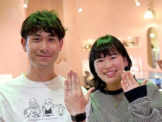 いろんな縁があったので、フィロンドールさんで指輪をつくることができて本当に嬉しいです(^o^)!