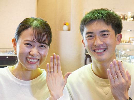 希望通りの指輪を作って頂きありがとうございました!!アトリエフィロンドールさんを選んで良かったです。