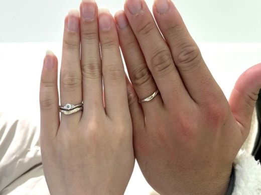「IDEAL plus fort」の結婚指輪をご成約頂きました。