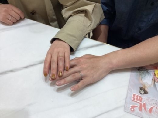 アイデアルプリュフォールの結婚指輪をご成約頂きました