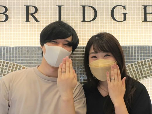 セットリングのデザインが可愛くてコンセプトにも惹かれて選びました♪