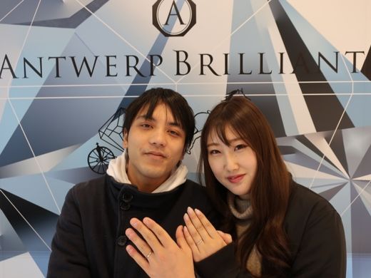 ダイヤモンドの輝きがキレイ！！