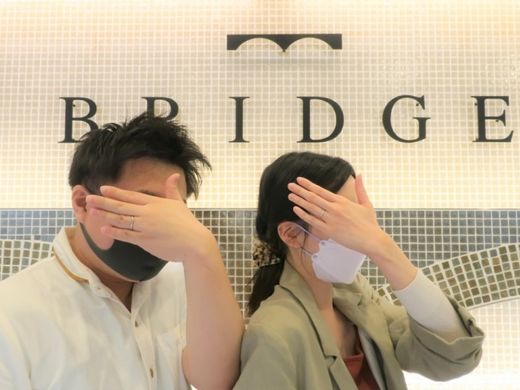 婚約指輪は即日購入！コロナに負けずにプロポーズ成功しました！結婚指輪は奥様の一目惚れデザイン