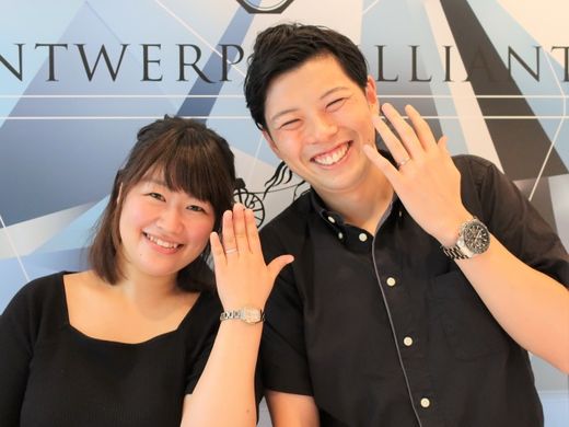 試着をして「これだ！」と決めました