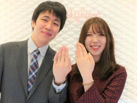 上質で美しく輝くダイヤモンドを結婚指輪にして