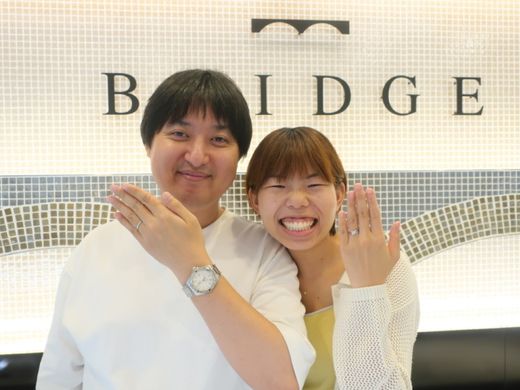 欲しいと思っていた婚約指輪と結婚指輪に出逢えました♪