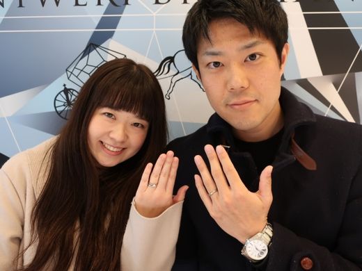 店員さんのダイヤモンドへの熱い想いがポイント