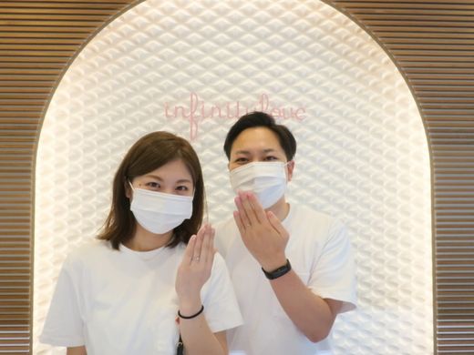 細身でシンプルな結婚指輪が欲しかったです！