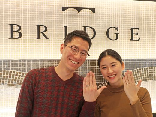 好みの色とデザインの指輪に出会えました。