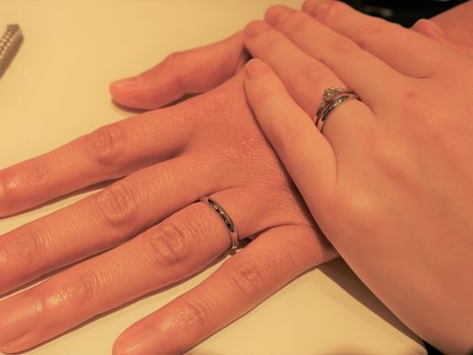 ダイヤモンドのカット技術が決め手でした！