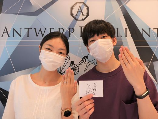 ダイヤモンドの輝きが素晴らしかった