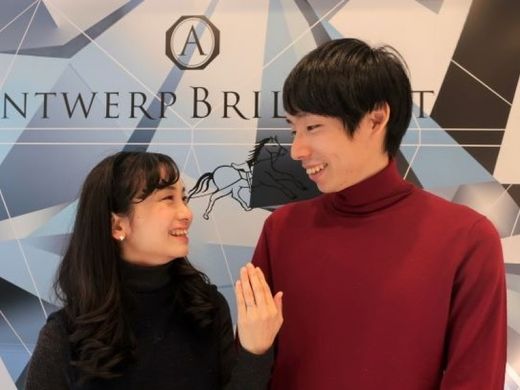 ダイヤモンドの質がすごくいいと感じました！