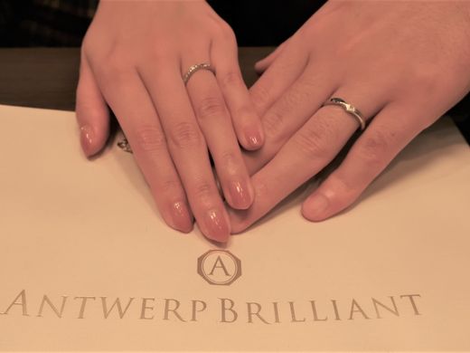  ダイヤのキラキラが忘れられず、決めました