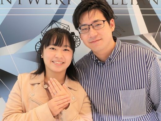 キラキラ輝くダイヤモンドラインのデザインがお気に入り！