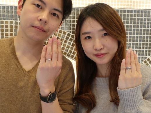 指輪の名前が二人の思い出にあっていたので運命を感じました。