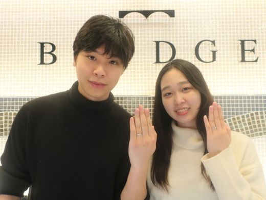 スタッフのダイヤモンドへの熱意とアレンジ提案がよかった