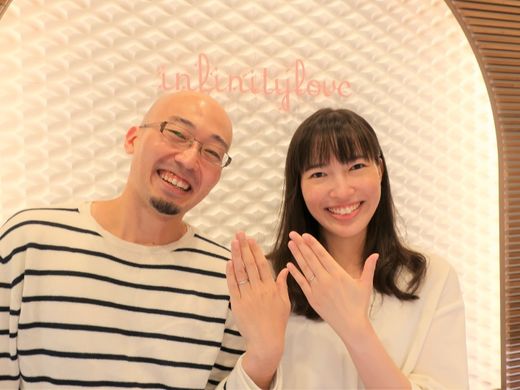 infinitylove「jasmin」ANTWERP BRILLIANT「vega」まさに！理想の指輪を一緒に考えて作っていただきました♡