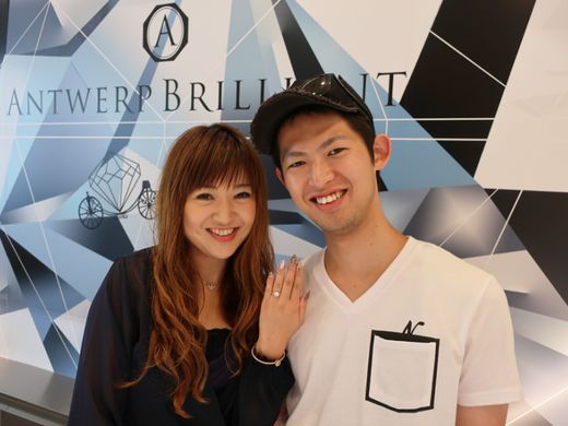 ブーケのようなデザインが気に入りました！