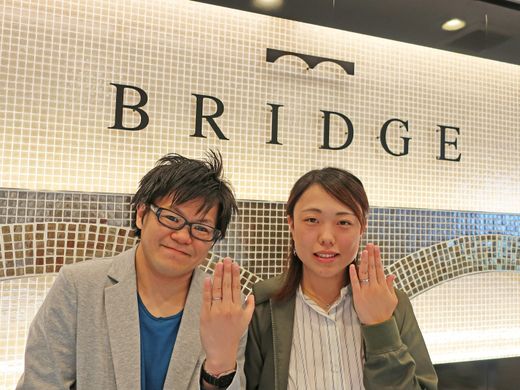 ダイヤモンドのこだわりが他のどのお店よりも強く、ダイヤモンドの輝きと着けてみた時の指との全体のバランスがすごく良かったです！