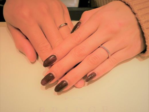 全石ハート＆キューピットのダイヤモンドリングです♪