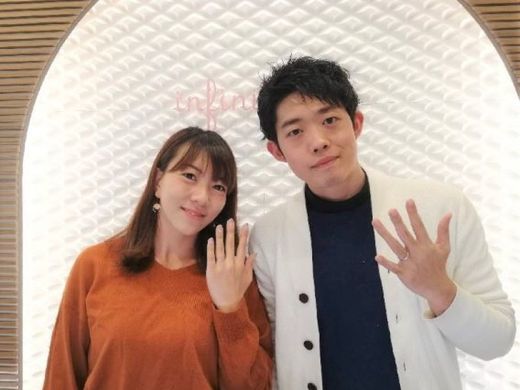 斜めの可愛いラインとダイヤがお気に入り♡