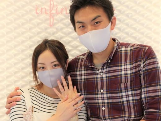 昔からプロポーズの指輪は銀座で購入すると決めていました！