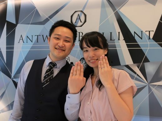 とにかくダイヤモンドの美しさが一番映えてました