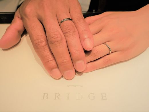  偶然見つけたお店で大切な結婚指輪を購入しました