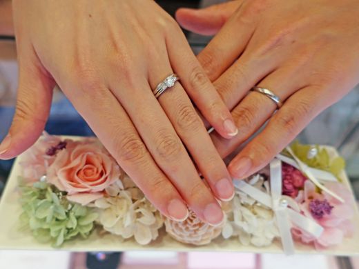 たまたま通りかかって入ってみたら自分の理想の指輪に出会えました！