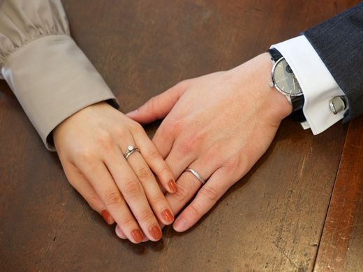 やさしいウェーブとミルグレイン