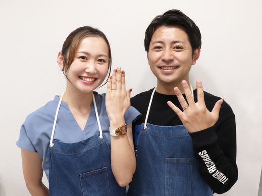 ペアリングから結婚指輪へ！小江戸で二度目の手作り指輪