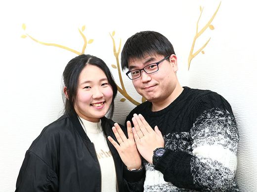 お互いの好きなデザインをこだわって