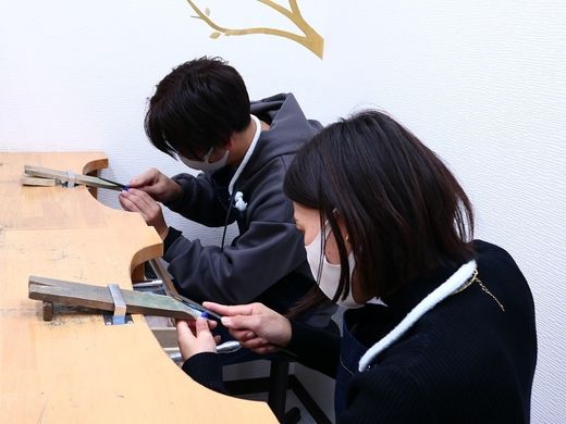 ワックスデザインコースで作るメビウスリング