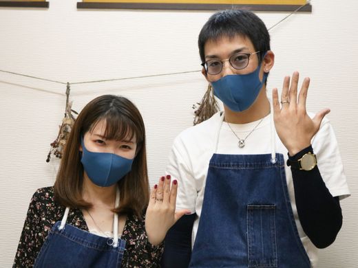 こだわりの槌目模様