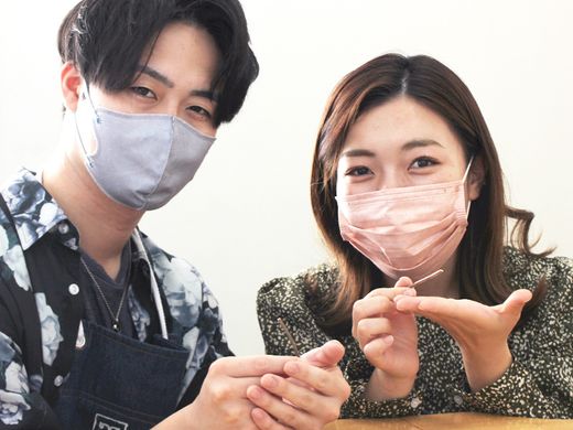 異なるゴールド素材で作る手作り結婚指輪