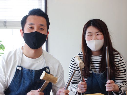 途切れることが無い、インフィニティデザインの手作り結婚指輪