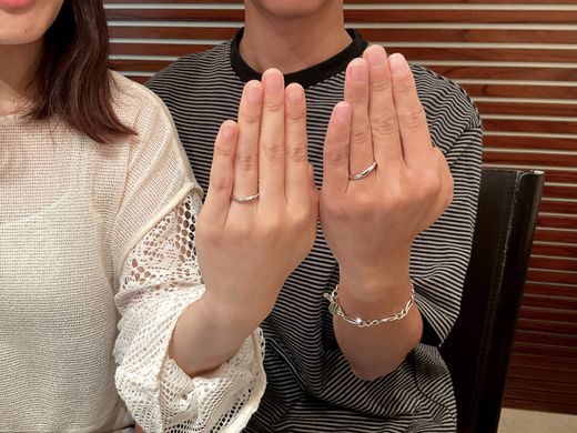 プラチナとピンクゴールドのデザインに惹かれて / 仙 [sen]