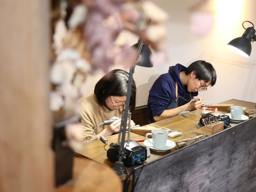 婚前のペアリング作り体験をした時からここに決めてました！