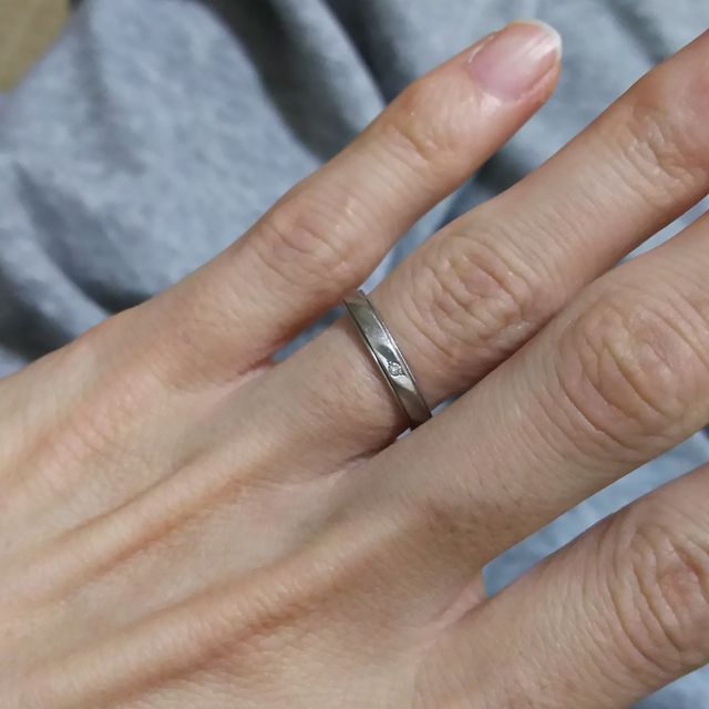 【Something Blue(サムシングブルー)の口コミ】 結婚式をしなかったけれど、指輪だけはお気に入りのものが欲しくてじっく…