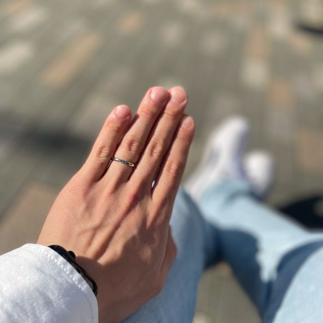 【ケイウノ ブライダル(K.UNO BRIDAL)の口コミ】 2人で思い出に残るリングを身につけたいという願いがあり、それを叶えてく…