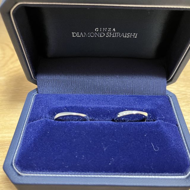 【銀座ダイヤモンドシライシの口コミ】 職業柄、派手すぎないものがよかったので、細身のタイプで、職場でも使い…